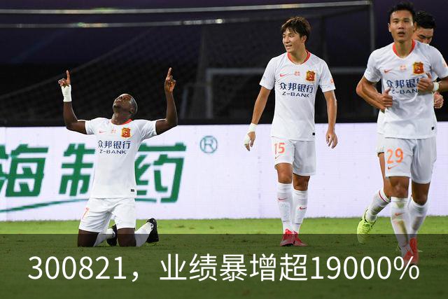 300821，业绩暴增超19000%